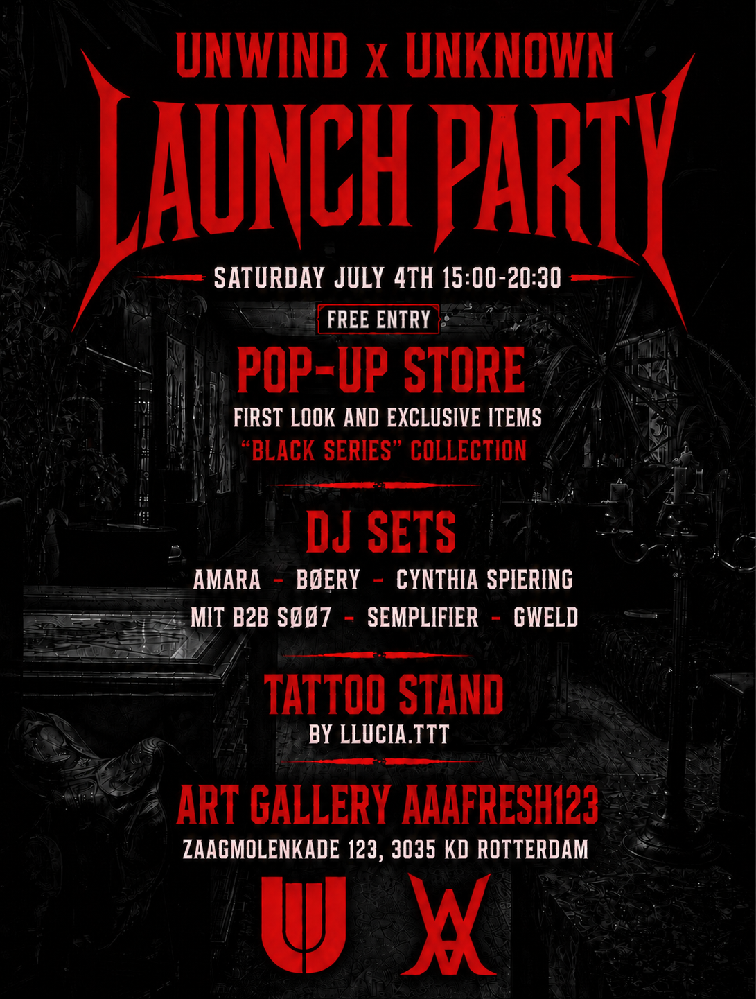 BLACK SERIES Launch Party at AAAFRESH123 ART GALLERY